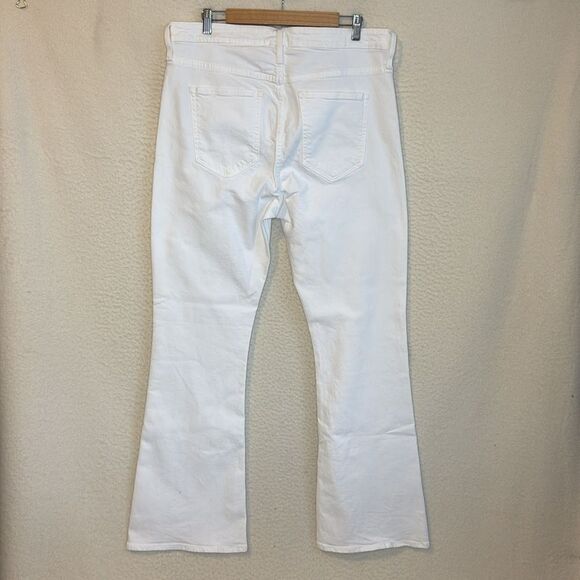 J Crew Skinny flare jean in white wash Womens Size‎ 32 White - Picture 2 of 9